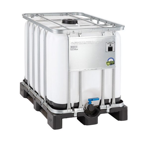 600 L-es IBC tartály veszélyes hulladékra 150-50 mm