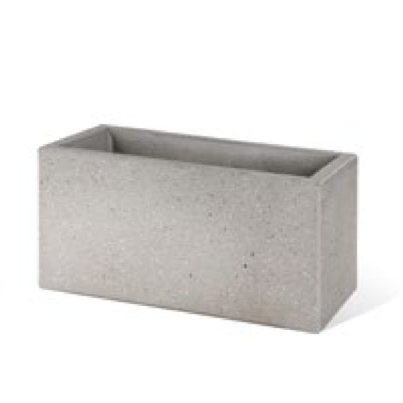 City beton virágláda, négyszögletes, 1000x500x500 mm